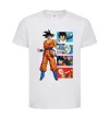 Детская футболка Dragon ball Goku Белый фото