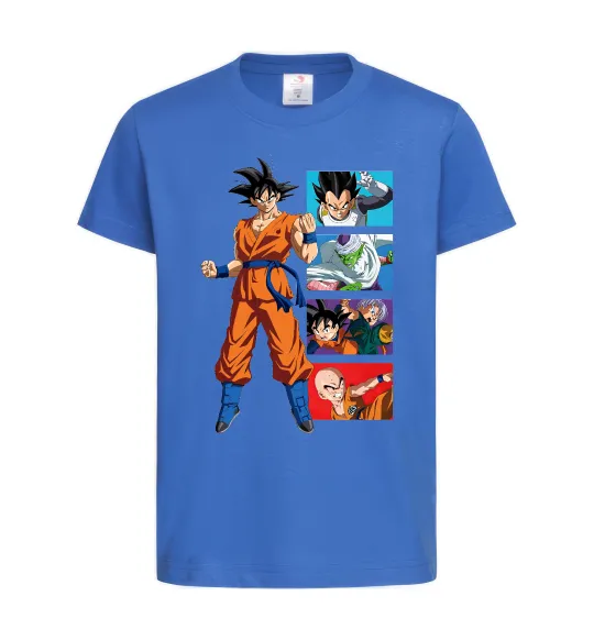 Детская футболка Dragon ball Goku Ярко-синий фото
