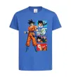 Детская футболка Dragon ball Goku Ярко-синий фото