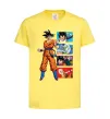Детская футболка Dragon ball Goku Лимонный фото
