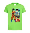 Детская футболка Dragon ball Goku Лаймовый фото