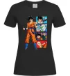 Женская футболка Dragon ball Goku Черный фото