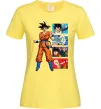 Женская футболка Dragon ball Goku Лимонный фото