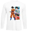 Лонгслив Dragon ball Goku Белый фото