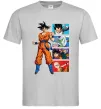 Чоловіча футболка Dragon ball Goku Сірий Чоловіча футболка Dragon ball Goku Сірий фото