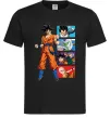 Чоловіча футболка Dragon ball Goku Чорний Чоловіча футболка Dragon ball Goku Чорний фото