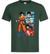 Чоловіча футболка Dragon ball Goku Темно-зелений Чоловіча футболка Dragon ball Goku Темно-зелений фото