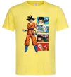 Чоловіча футболка Dragon ball Goku Лимонний Чоловіча футболка Dragon ball Goku Лимонний фото