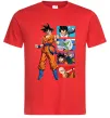 Чоловіча футболка Dragon ball Goku Червоний Чоловіча футболка Dragon ball Goku Червоний фото