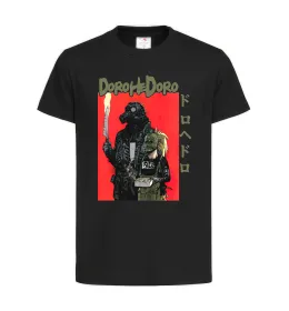 Дитяча футболка Dorohedoro в масках Чорний фото