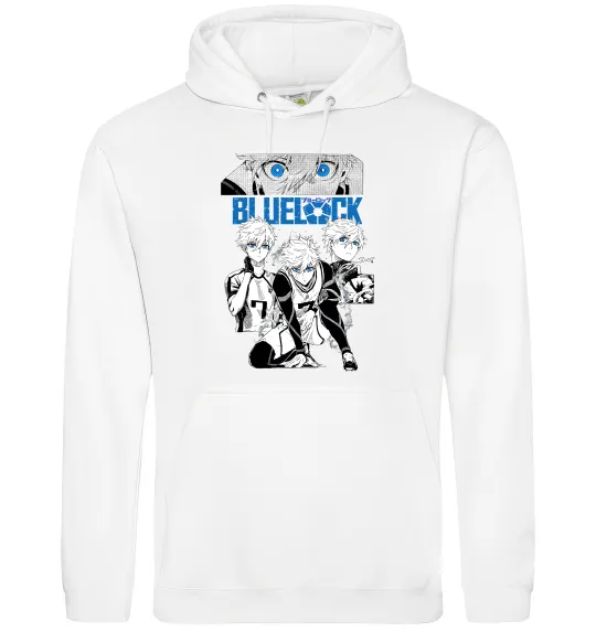 Женская толстовка (худи) Bluelock Белый фото