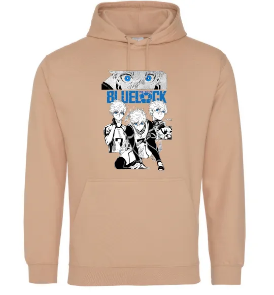 Женская толстовка (худи) Bluelock Песочный фото