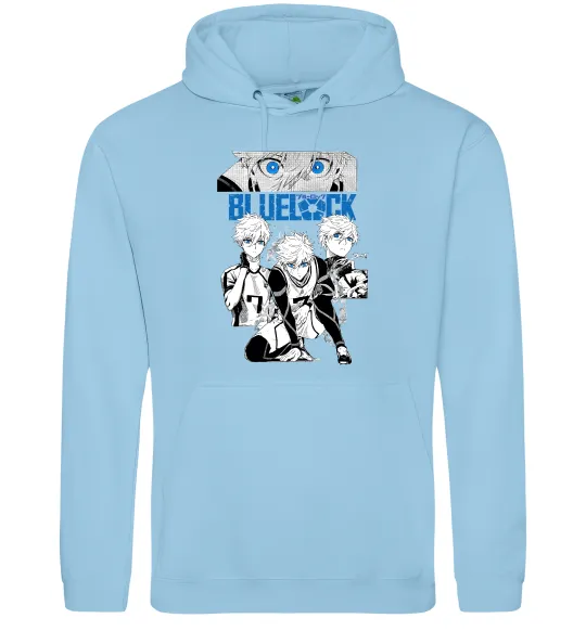 Жіноча толстовка (худі) Bluelock Блакитний фото