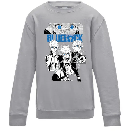 Детский Свитшот Bluelock Серый меланж фото