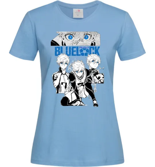 Жіноча футболка Bluelock Блакитний фото