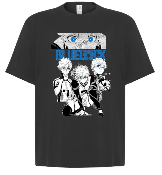 Футболка Оверсайз Bluelock Чорний фото