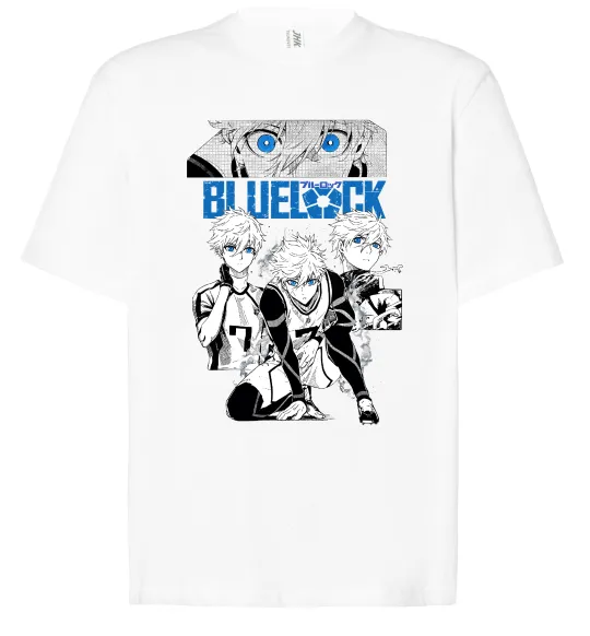 Футболка Оверсайз Bluelock Білий фото