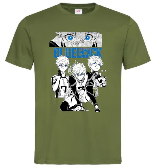 Чоловіча футболка Bluelock Оливковий фото