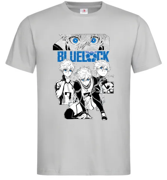 Чоловіча футболка Bluelock Сірий фото