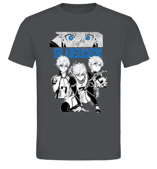 Чоловіча футболка Bluelock Графіт фото