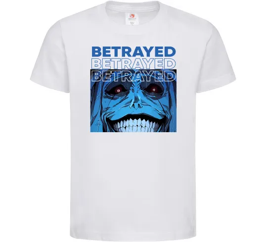 Дитяча футболка Solo leveling Betrayed Білий фото
