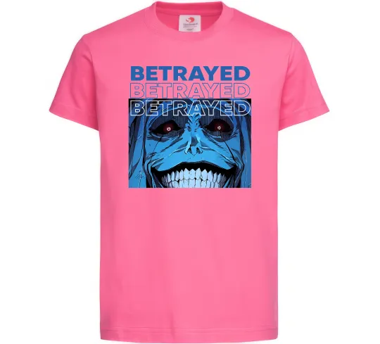 Дитяча футболка Solo leveling Betrayed Яскраво-рожевий фото