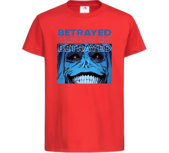 Дитяча футболка Solo leveling Betrayed Червоний фото