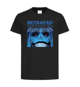 Детская футболка Solo leveling Betrayed Черный фото
