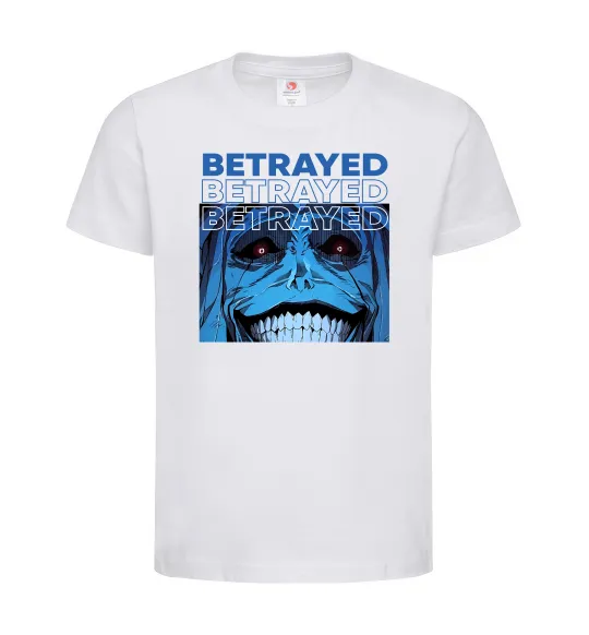 Детская футболка Solo leveling Betrayed Белый фото