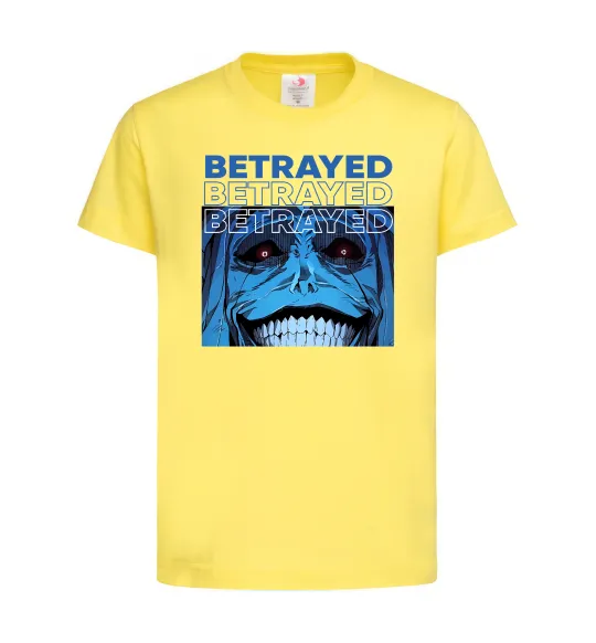 Детская футболка Solo leveling Betrayed Лимонный фото