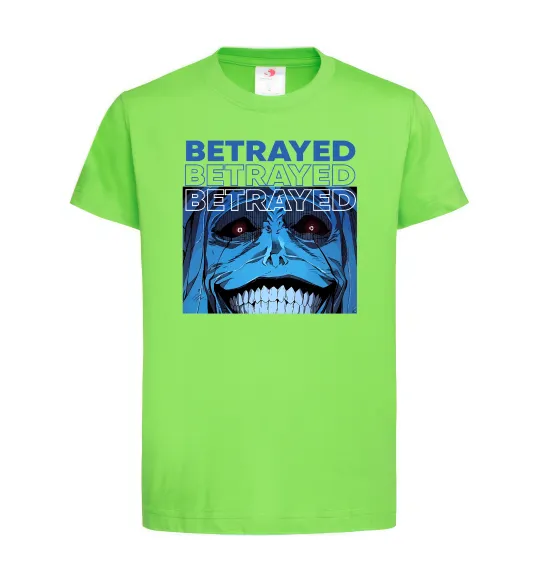 Детская футболка Solo leveling Betrayed Лаймовый фото