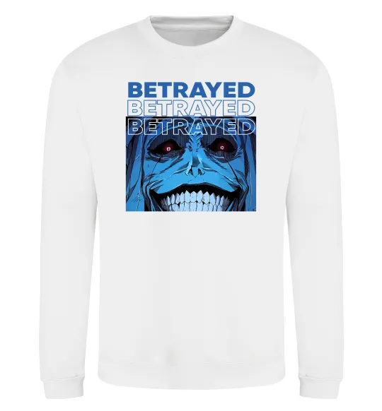 Свитшот Solo leveling Betrayed Белый фото