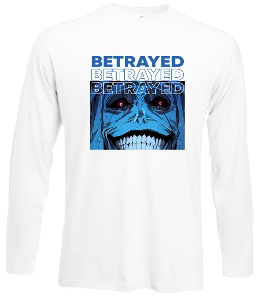 Лонгслив Solo leveling Betrayed Белый фото