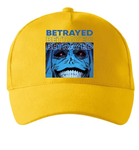 Кепка Solo leveling Betrayed Солнечно желтый фото