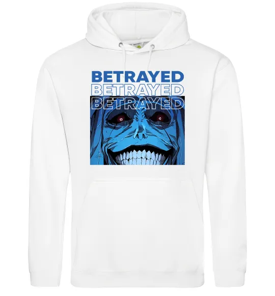 Чоловіча толстовка (худі) Solo leveling Betrayed Білий фото