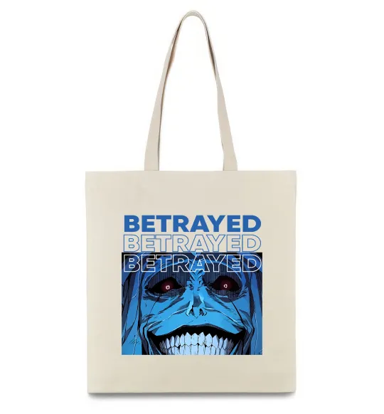 Эко-сумка Solo leveling Betrayed Бежевый фото