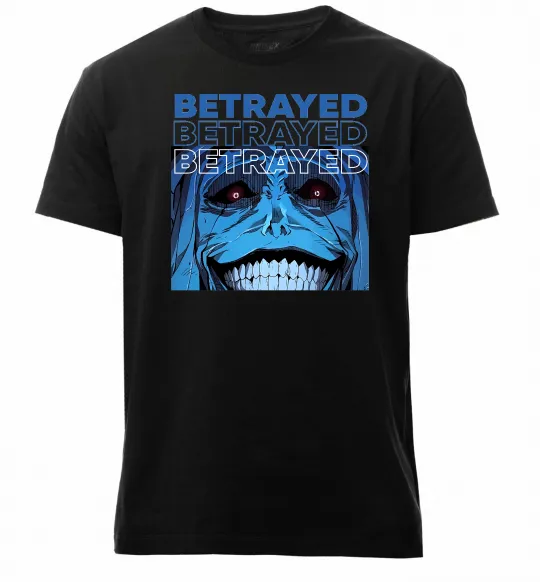 Мужская премиум футболка Solo leveling Betrayed Черный фото