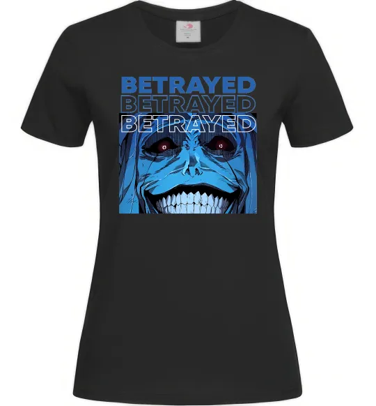 Женская футболка Solo leveling Betrayed Черный фото