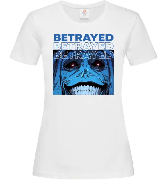 Женская футболка Solo leveling Betrayed Белый фото