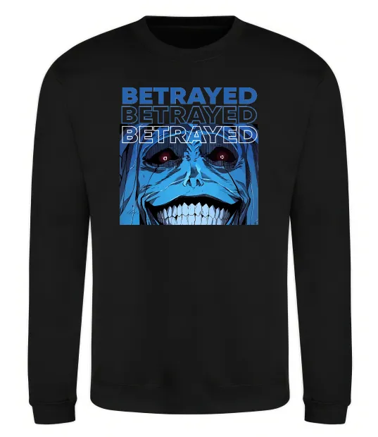 Свитшот Solo leveling Betrayed Черный фото