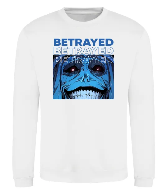 Свитшот Solo leveling Betrayed Белый фото