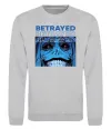 Свитшот Solo leveling Betrayed Серый меланж фото