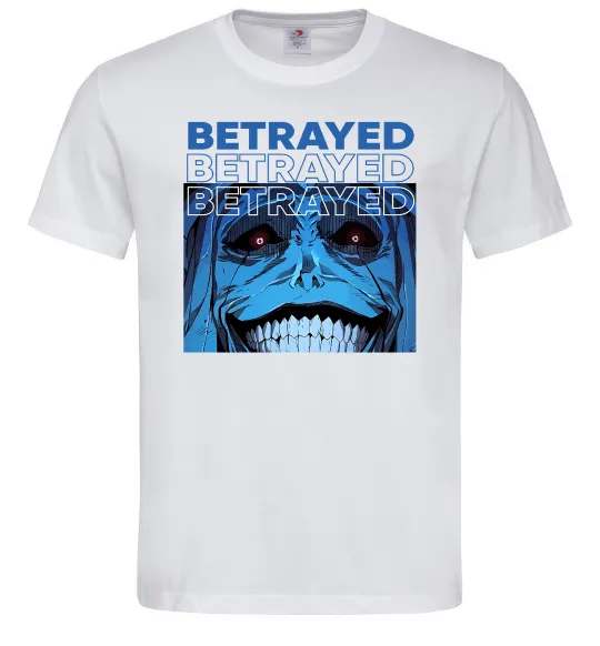 Чоловіча футболка Solo leveling Betrayed Білий фото