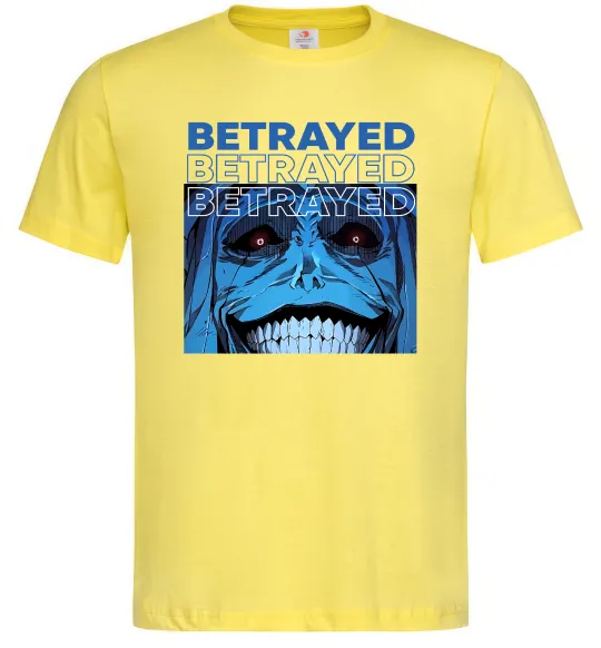 Чоловіча футболка Solo leveling Betrayed Лимонний фото