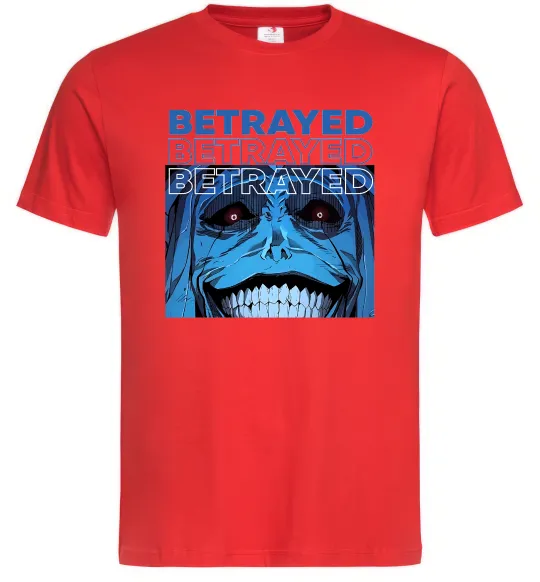Чоловіча футболка Solo leveling Betrayed Червоний фото