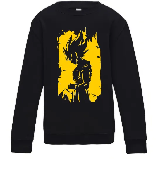 Дитячий світшот Goku art Чорний фото