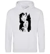 Чоловіча толстовка (худі) Goku art Сірий меланж Чоловіча толстовка (худі) Goku art Сірий меланж фото
