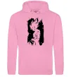 Жіноча толстовка (худі) Goku art Рожевий фото
