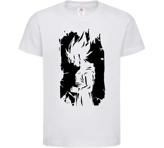 Дитяча футболка Goku art Білий фото