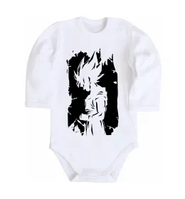 Детский боди Goku art Белый фото